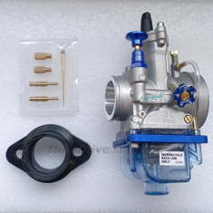 Карбюратор Sport PWK 30 ( Ø 30 мм, ручне підкачування, прозорий піддон) KEIHIN.