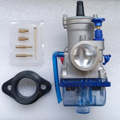 Карбюратор Sport PWK 30 ( Ø 30 мм, ручне підкачування, прозорий піддон) KEIHIN.