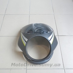 Обтічник на мотоцикл (чорний, під круглу фару).