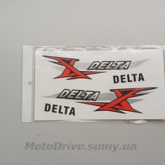 Наклейки бака Delta (26х14 см).