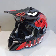 Шолом IROS HD-806 (кросовий) Gloss Black/Red.