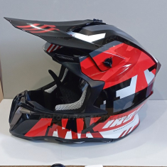 Шолом IROS HD-806 (кросовий) Gloss Black/Red.