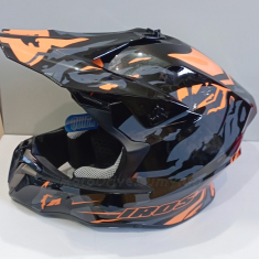 Шолом IROS HD-806 (кросовий) gloss Black/Orange.