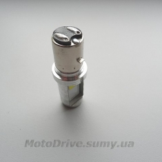 Лампа фары BA20D диодная 12V 9 W Ява, скутер.