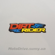 Наклейка Dirt Rider (14х5 см).