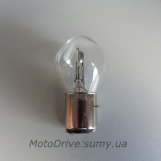 Лампа BA20D (2 вуса) 12V 25W/25W ("груша")