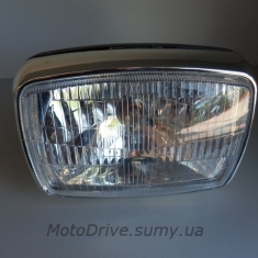 Фара квадратна (165×115, чорна) Дельта.