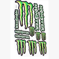 Наклейки Monster (17х26см).